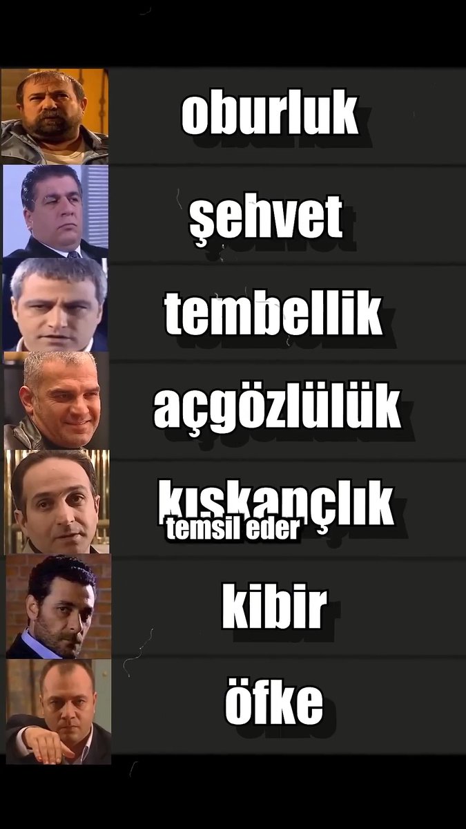 Kurtlar Vadisi | 7 Büyük günah
