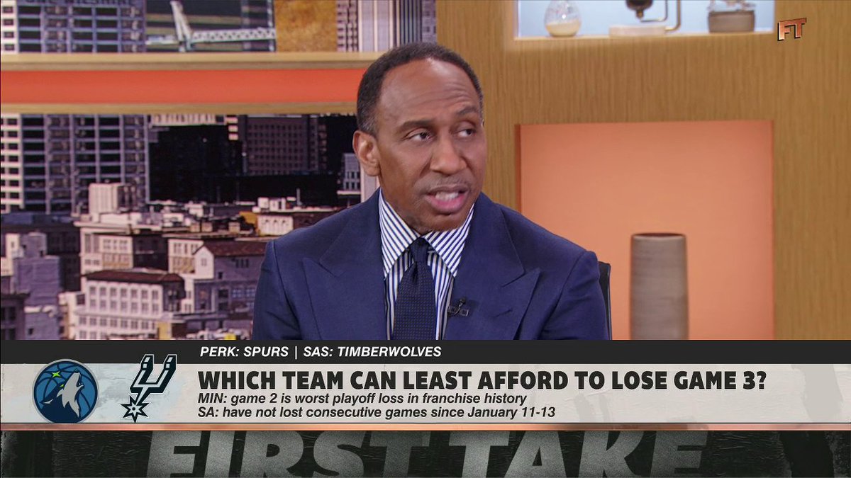 "You lose Game 3, ... your destiny is a seven game series loss. That's your destiny if you're the Minnesota Timberwolves." Stephen A Smith believes that Game 3 is a must-win for the Timberwolves ✍️