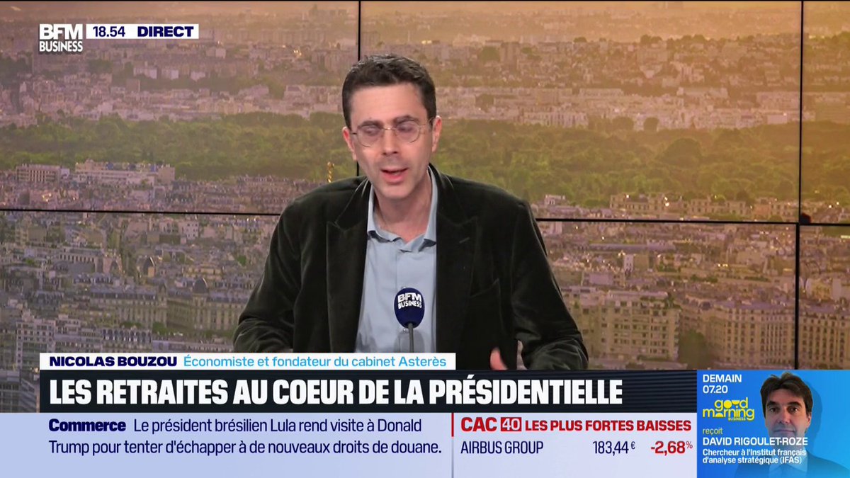 Les retraites au cœur de la présidentielle "Je prône la réécriture d'un certain nombre de codes il faudrait faire ce qu'a fait Napoléon en 1804 avec le Code civil : une œuvre de simplification juridique majeure" 💬Nicolas Bouzou 🎙️Hedwige Chevrillon