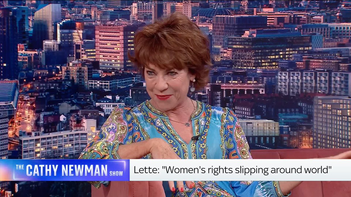 'Carpe diem like there is no tomorrow'. Author Kathy Lette speaks to Sky's @CathyNewman about women enjoying life to the fullest and not being afraid to express themselves unapologetically. 🔗