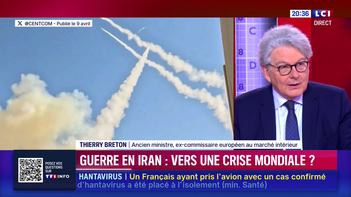 🔴 L'Arabie saoudite refuse l'accès de ses bases aux États-Unis Le pays se rapproche également du Pakistan et de la Turquie. Selon Thierry Breton, "nous vivons une recomposition très rapide des relations internationales."