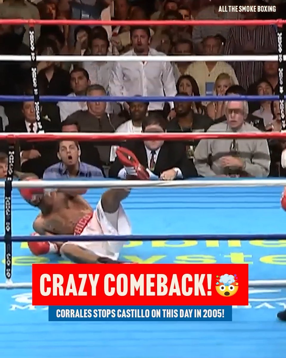 Greatest comeback in boxing history? 🍿 🗓️ On this day in 2005, Diego Corrales climbed off the canvas twice to stop Jose Luis Castillo in The Ring’s ‘Fight of the Year’ 😱 💻 Sign up and access 100 years of boxing coverage with The Ring Archive FREE ➡️