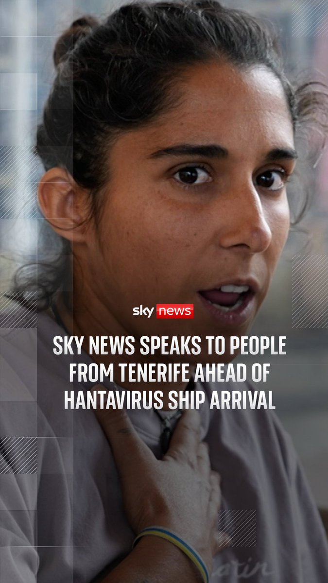 Sky's Sadiya Chowdhury speaks to people near Granadilla port, south of Tenerife where the Hantavirus ship is due to arrive in a few days. Live updates:
