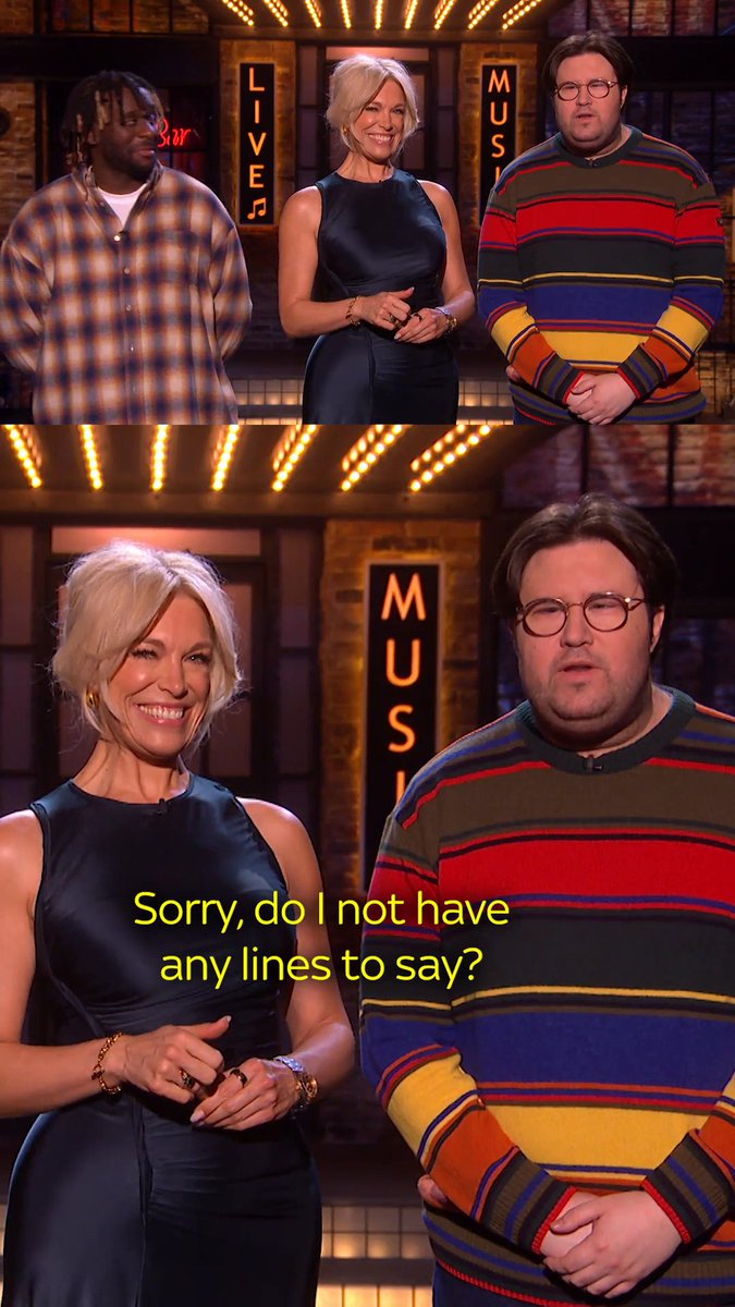 Hannah Waddingham! Myles Smith! Saturday!!