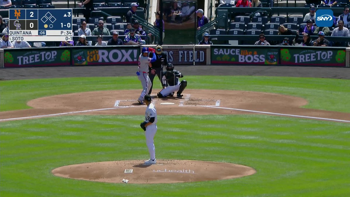 A triple high off the wall for Juan Soto