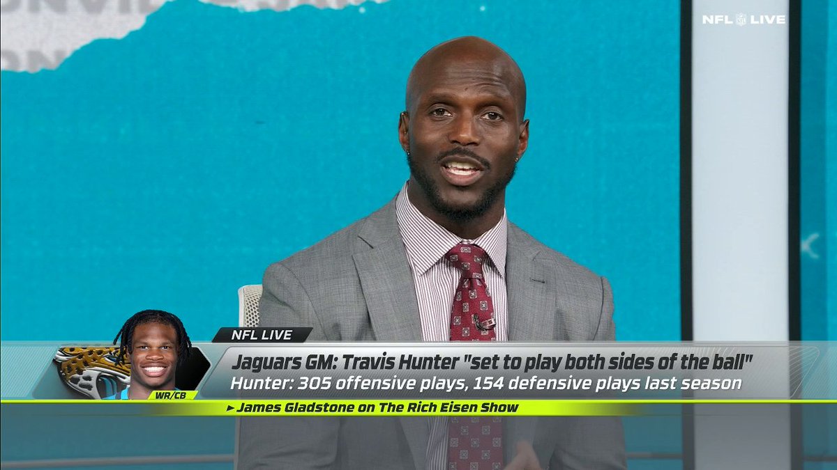 "I would love to see him at cornerback full time." Jason McCourty explains why Travis Hunter should commit to solely playing defense 👀