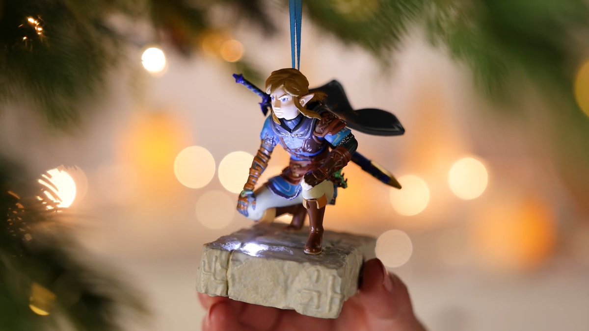 The Legend of Zelda: Tears of the Kingdom Hallmark Keepsake ornament coming July 11. Lights up and plays the theme from the game. No preorders (at least not yet) but it's $42.99, putting it on the more expensive side of these video game-themed ornaments.