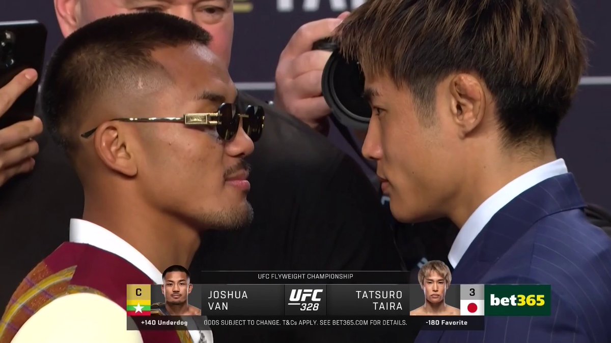 🚨 Joshua Van vs. Tatsuro Taira : LE FACE-À-FACE ! 🏆 #UFC328