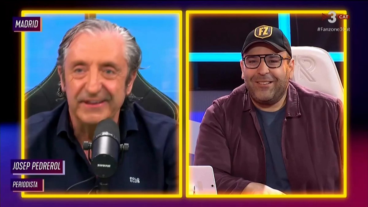 🔴🔵 "Al público CULÉ, COMO YO... le pido TRANQUILIDAD". 🙌 Josep Pedrerol pide calma en #FanZone de TV3 con Gerard Romero antes del Clásico.