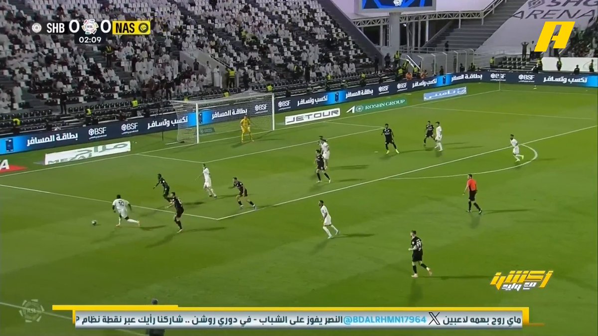 سمير عثمان: - د 2 هدف النصر الأول صحيح - د 34 يجب إنذار عبدالرحمن غريب - د 41 لا يوجد ضربة جزاء للنصر - د 94 قرار صحيح باحتساب ضربة جزاء للنصر #النصر_الشباب مجاناً على MBC شاهد برنامج #أكشن_مع_وليد يومياً الساعة 11:30 مساءً بتوقيت السعودية على MBCAction لمتابعة البث المباشر