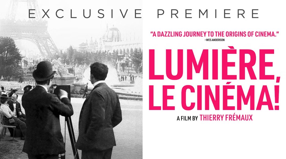 Evening viewing recommendation? On Criterion Channel, watch the exclusive streaming premiere of Thierry Frémaux's LUMIÈRE, LE CINÉMA! (2025) — a glorious (re)telling of the genesis of cinema and a profound meditation on the beautiful world captured—and the mysterious world imagined—by the Lumière brothers.