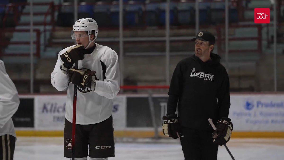 "My favorite part is getting to understand every individual ... You develop that trust as you go on." Brooks Orpik chats with Katie Florio about his role in player development with Hershey Bears ahead of the #CalderCup Atlantic Division Semifinals tonight. #ALLCAPS