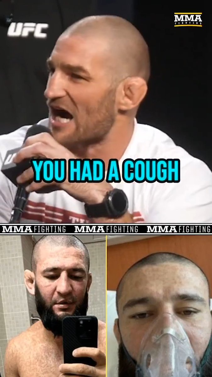 Sean Strickland goes OFF on Khamzat Chimaev for "retiring" from MMA after getting COVID: "Don't talk about me being a b*tch, bro. You had a cough, and you quit this f*cking sport."