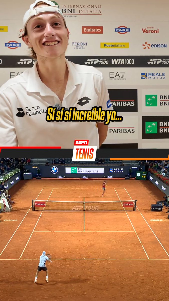 La reacción de 🇵🇪 Buse tras el puntazo que ganó frente a Sonego. 🔝⚡ 📺 Mirá #Roma en el Plan Premium de Disney Plus.