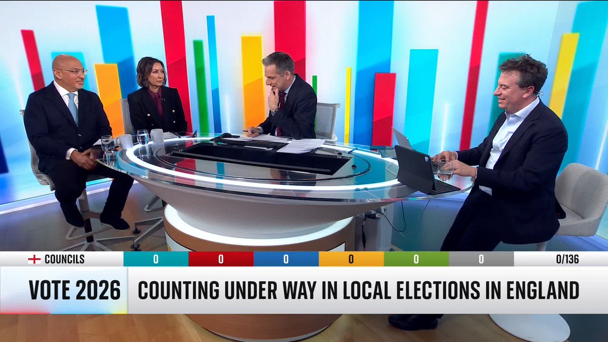 "We are, I think, seeing a reshaping of the political landscape." Labour peer Ayesha Hazarika says these elections will potentially mark the end of two-party politics in Britain, as the party looks at a difficult night ahead. Read the latest ➡️