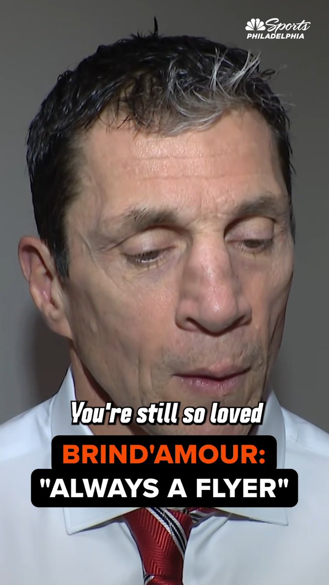 "I'm happy for the fans that they got a great team to support here now." Former Flyer and Hurricanes head coach Rod Brind'Amour on what this playoff run means for Philly.