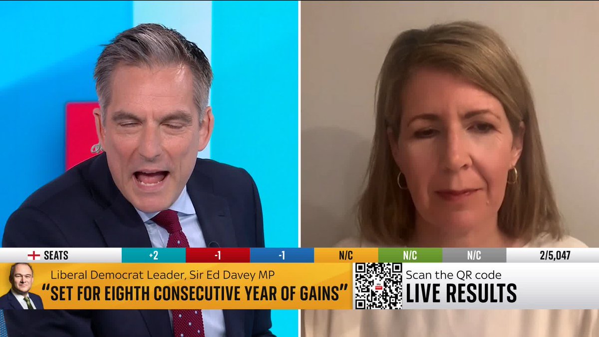 Labour peer Jenny Chapman says the party will have to accept that "this is going to be a really tough night", as the first results from elections start to trickle in. Read the latest on our live blog ➡️ 📺 Sky 501, Virgin 602, Freeview 233 and YouTube