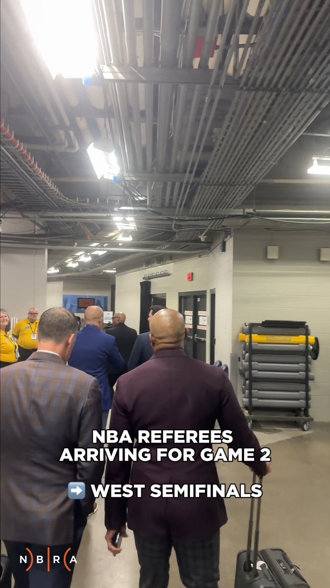 NBA Referees ready for West Semifinals Game 2️⃣
