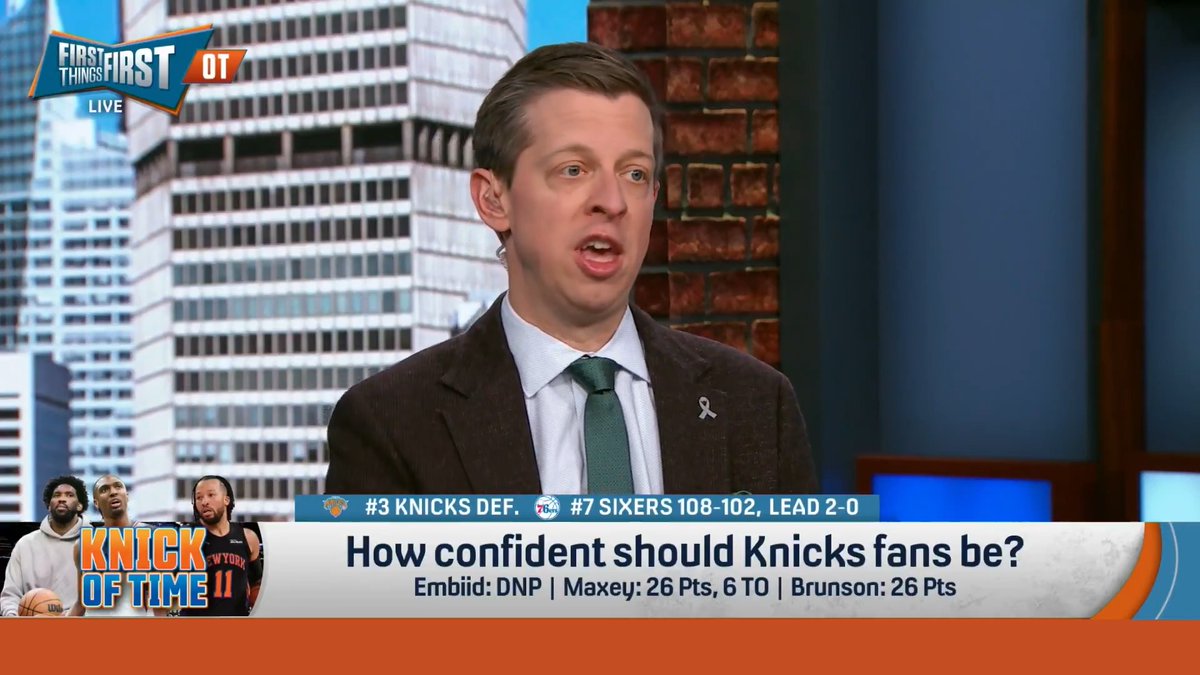 How confident should Knicks fans be? Danny Parkins weighs in: “I would just be stressed. You are still six wins away from this season being acceptable. It is Finals or bust. You are up 2-0... They will get crushed… if they don’t make it to the Finals.”