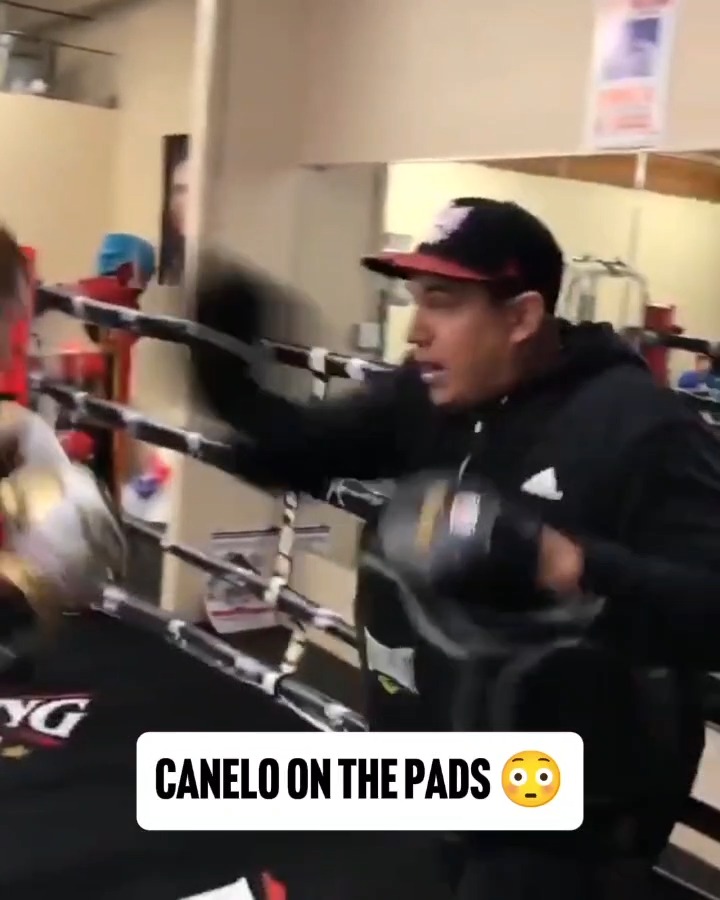 Canelo's speed on the pads is unreal 🔥 #CaneloMbilli l September in Riyadh 🥊