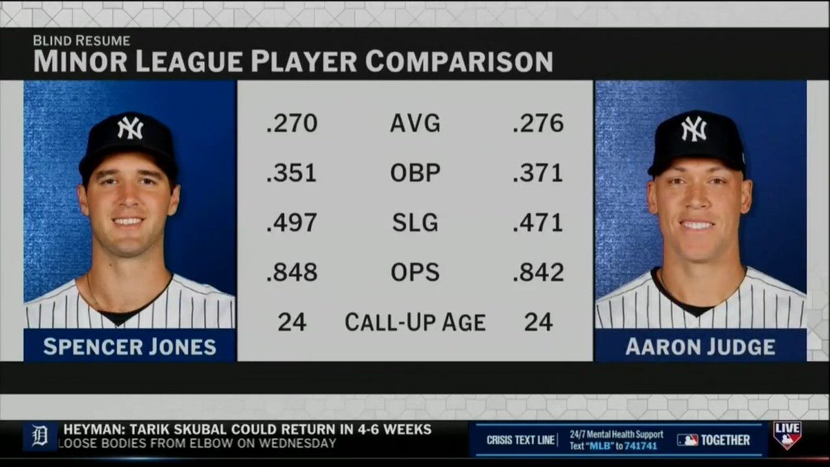 "He's [slugged] to all fields... it doesn't matter, no field is gonna hold this guy." Yonder Alonso dives into the power &amp; athleticism of New York Yankees prospect Spencer Jones.