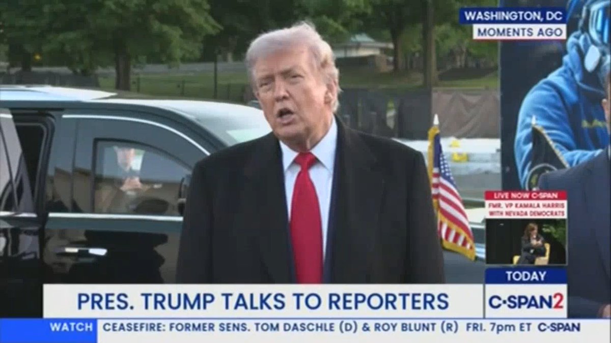 Trump: "Gas prices have come down, today. ... Gas prices are way down." (The average gas price rose to $4.56/gal today)