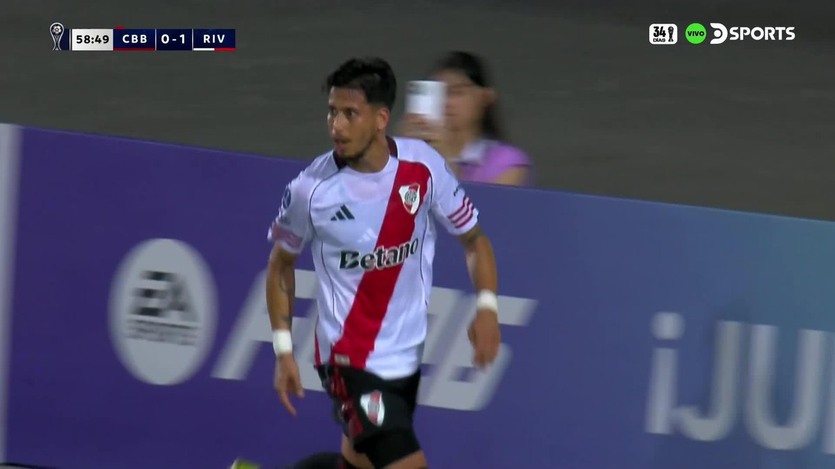 🔥🇦🇷 GRAN CENTRO DE JUANFER QUINTERO Y MAXI MEZA PARA EL 1-0 DE RIVER.