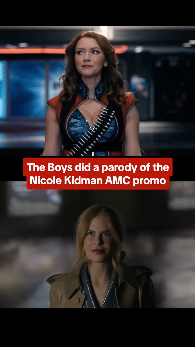 The latest episode of The Boys features of parody of Nicole Kidman's AMC promo starring Firecracker (Valorie Curry):
