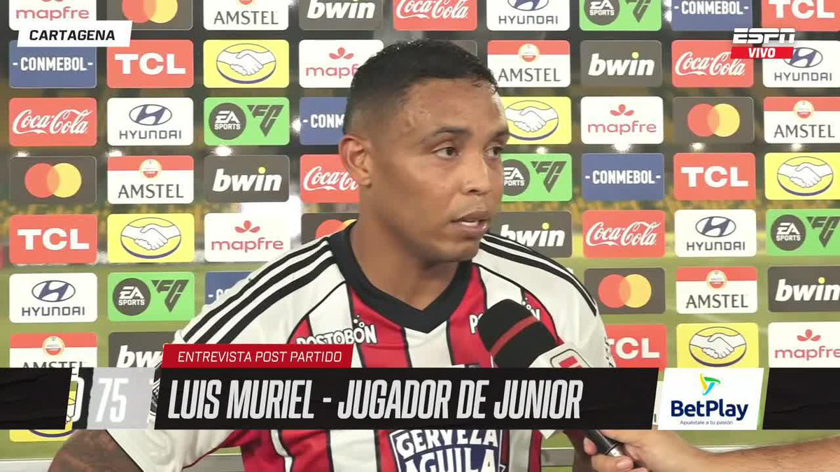 "La falta de gol en Libertadores nos pasó factura. Tardé MUCHO para ponerme en condiciones y me culpo por eso" Luis Fernando Muriel tras la eliminación del Junior de CONMEBOL Libertadores. ▶️ No te pierdas #ESPNF90Colombia en el Plan Premium de #DisneyPlus