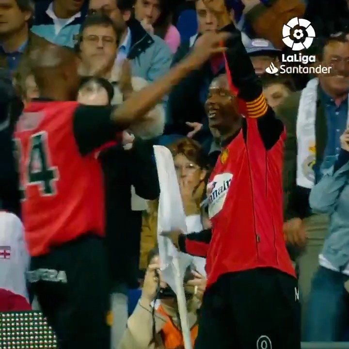 🇨🇲⚡️ 22 years ago today: Samuel Eto'o scored a brace against Real Madrid for Mallorca! One of Africa's BEST ever players. 👑
