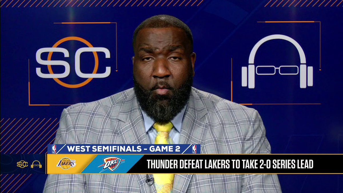 "If you combine the Pacific Ocean with the Atlantic Ocean you get the Oklahoma City Thunder. That's how deep they are." Kendrick Perkins believes the Lakers do not have enough depth to compete with the defending champs ✍️