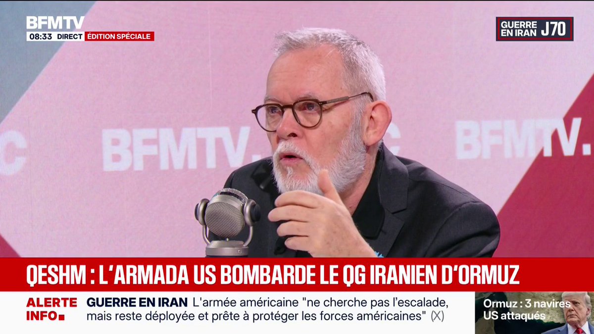 Destroyers américains attaqués: "Il y a une volonté de l'Iran de garder la main sur le détroit d'Ormuz", explique Didier François, éditorialiste défense BFMTV