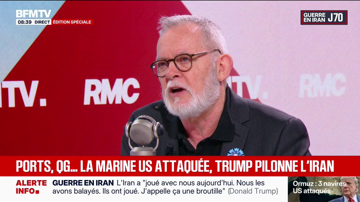 Didier François (éditorialiste défense BFMTV): "Militairement, il n'y a aucun doute sur la supériorité de la flotte américaine"