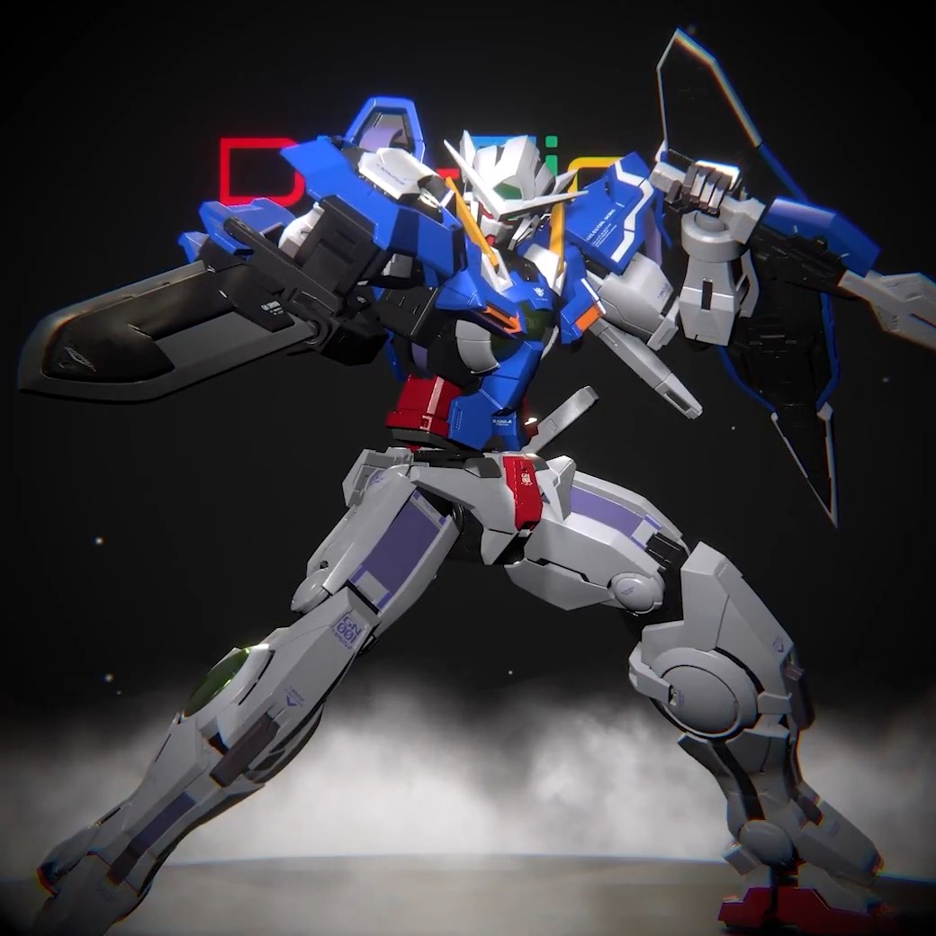 『機動戦士ガンダム00』より「ガンダムエクシア」がデジタルフィギュアアプリ「Digi-Fig」のショップコーナーに登場！ アプリをダウンロードして、ポージングやジオラマ作りを楽しもう！ ▽詳細は #デジフィグ #ガンダム #g_00