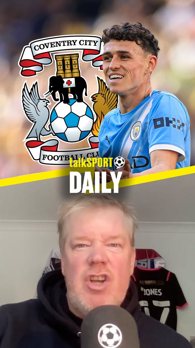 🔥 BRAND NEW TS DAILY POD 🔥 Adrian Durham thinks Phil Foden needs to leave #MCFC... and join Coventry City! 👀 Adrian Durham, Alex Crook ⚽️🎙 & Angelina Kelly bring you 3 blazing hot takes every Friday! 🌶️ 📻 Listen now 👇