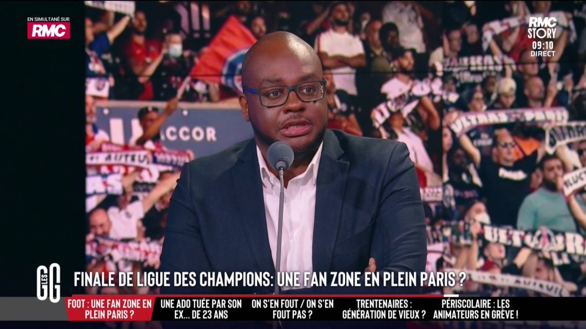 🎙️ Antoine Diers : "Ce n'est pas le même public de supporters entre les JO et les jeunes de banlieues qui descendent pour le PSG". 🎙️ Abel Boyi : "Les casseurs sont parmi les supporters, il ne faut pas avoir peur de le dire". #GGRMC