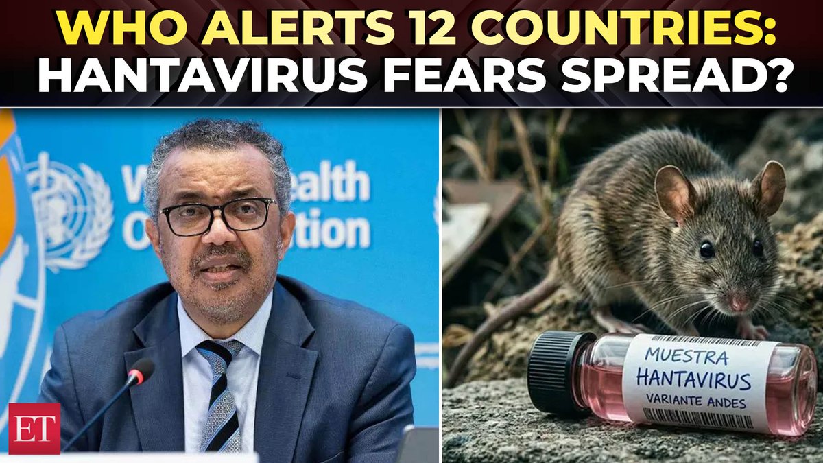 ⚠️🦠 #Hantavirus #Outbreak | 'This is SERIOUS': #WHO warns more cases will be reported in the coming weeks 📈🚨