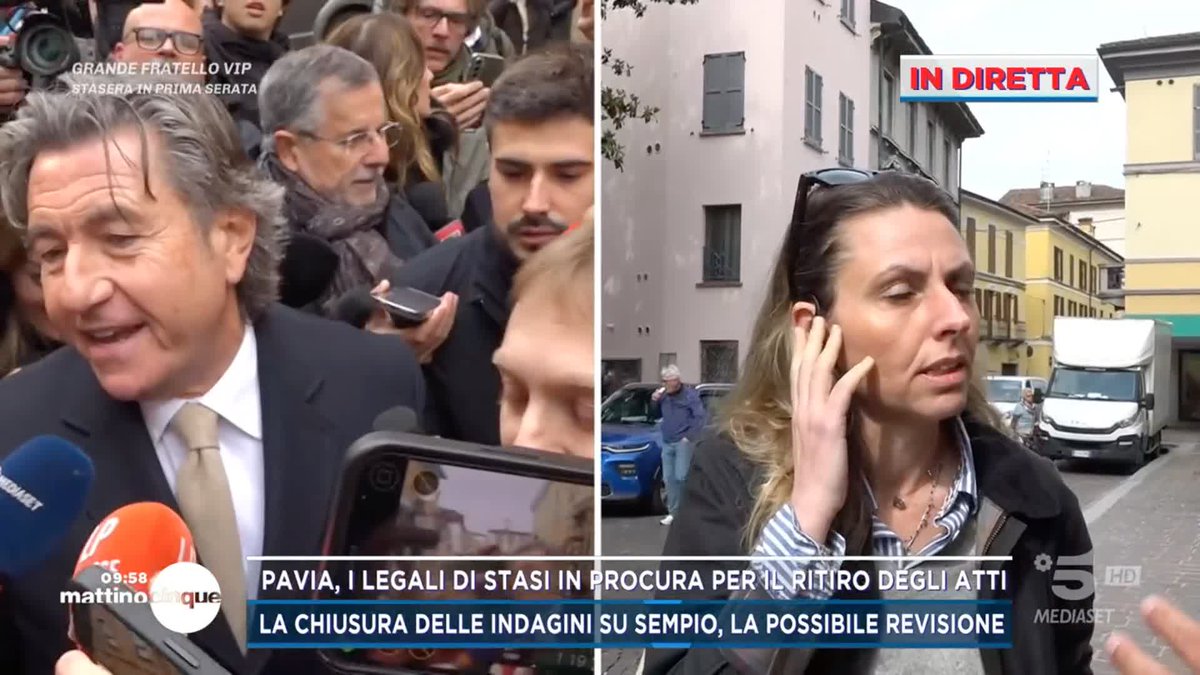 L'arrivo dell'avvocato Bocellari in procura per il ritiro degli atti: "Alberto Stasi continua a credere nella giustizia" Gli aggiornamenti sul caso #Garlasco in diretta a #Mattino5 su #Canale5 e in streaming su Mediaset Infinity