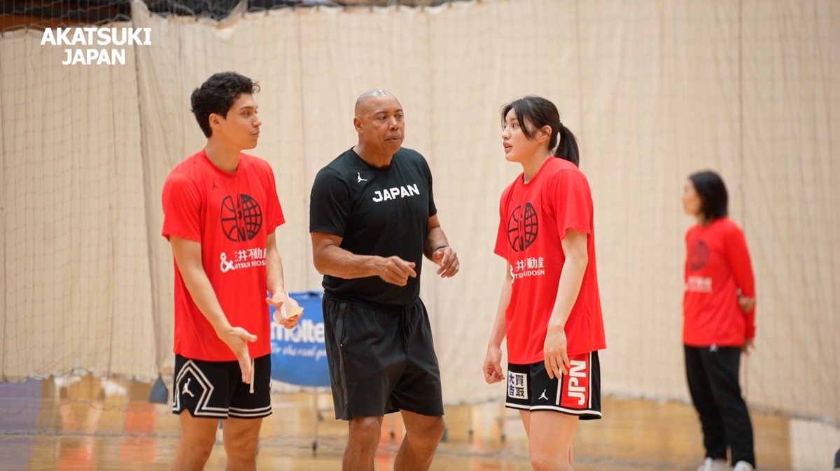 🇯🇵女子日本代表🇯🇵 『FIBA 女子バスケットボールワールドカップ2026』 に向けた強化合宿初日🏀 初招集の佐藤多伽子・後藤音羽も練習に参加し、選手同士でコミュニケーションを取りながら練習を行いました! #AkatsukiJapan