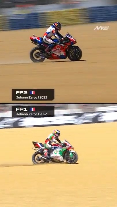 A case of déjà vu? 🔄 Johann Zarco's motocross skills still on point 👌 #FrenchGP 🇫🇷