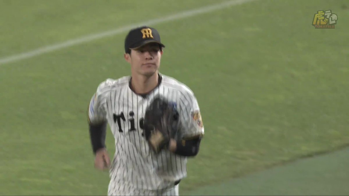8回表、中野拓夢選手が工藤泰成投手をファインプレーで救う！ビッグプレイ！