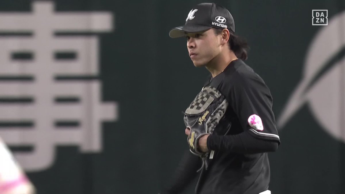 ヒット1本損した ほぼ抜けている打球に 小川龍成が飛び込んだ 信じられない守備範囲 一二塁間深いところでファインプレー ⚾️ソフトバンク×ロッテ #chibalotte #だったらDAZN