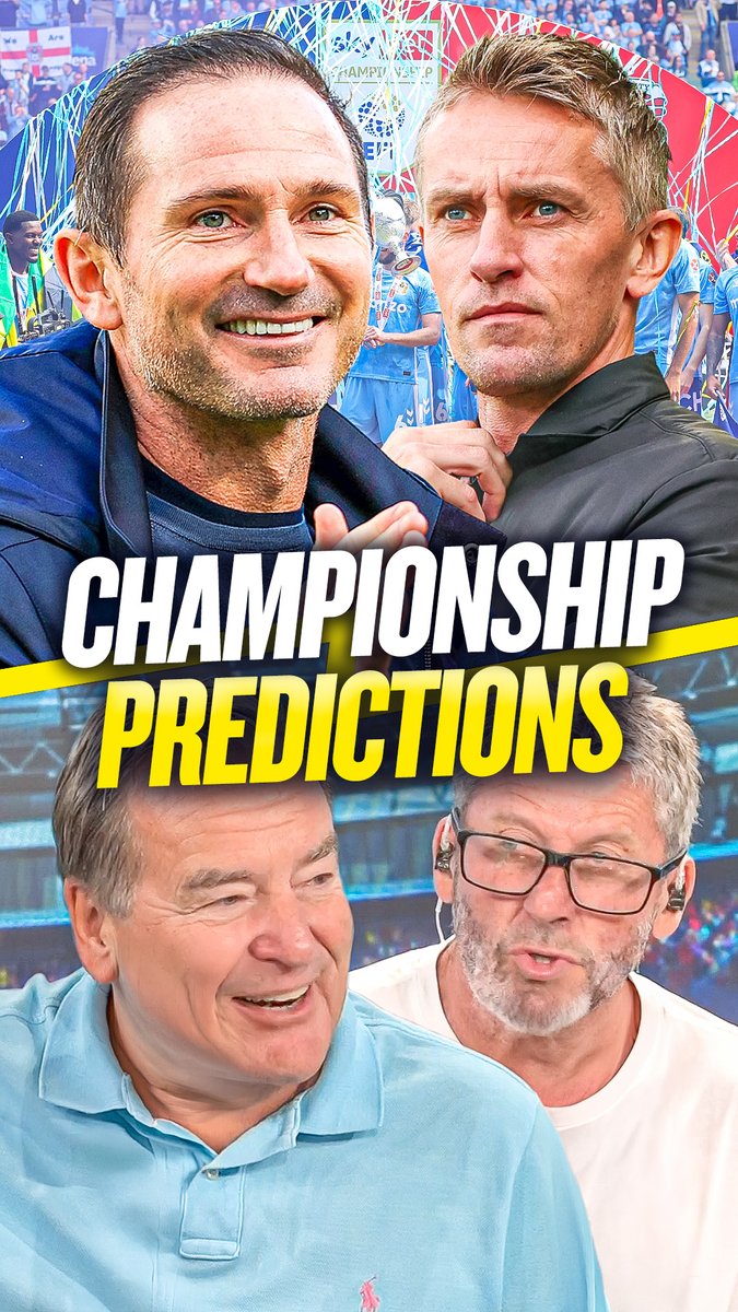🏆 "I'm going to go for Sheffield United." 😳 "Leicester... mid-table for me." How accurate were Jeff Stelling & Andy Townsend's Championship predictions from August? 🤔