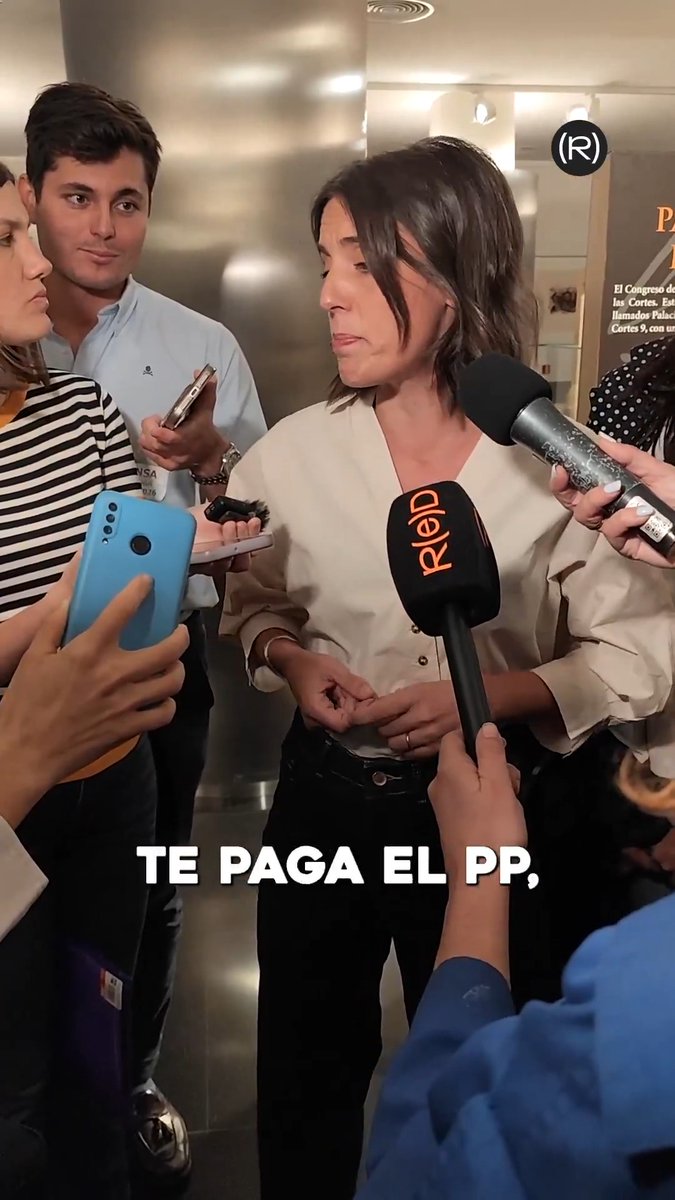 Irene Montero a Vito Quiles: "Te paga el PP, te paga Vox y sabes que hagas lo que hagas vas a tener un juez que te proteja y una policía que no te detiene, por eso haces lo que haces con tanta chulería"