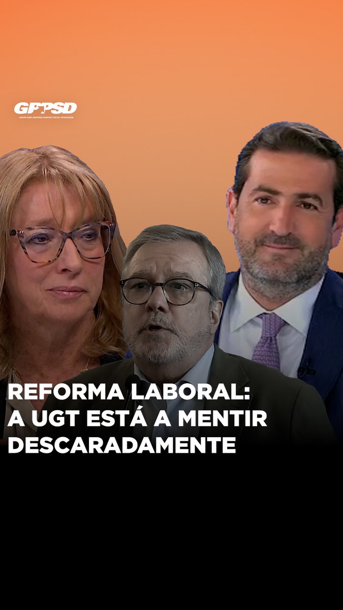 📜👷‍♂️✊🤥 Reforma Laboral: a UGT está a mentir descaradamente. Hugo Soares #portugal #politica #parlamento #psd #gppsd #XVIILegislatura