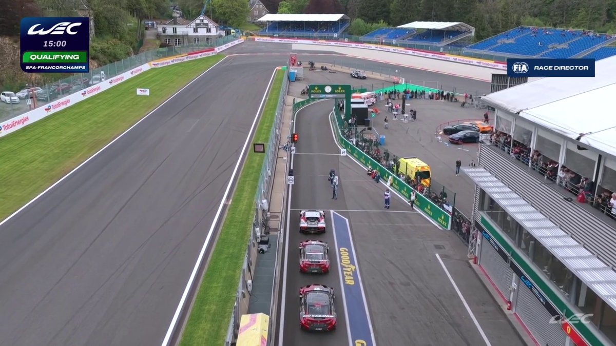 We go GREEN for Qualifying in Spa 🟢 Tune in now at and don’t miss a second! #WEC #6HSpa