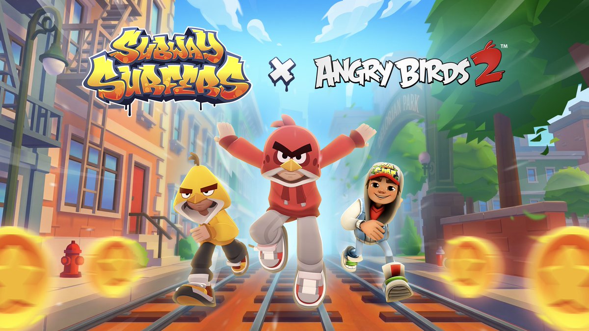Get ready for a legendary crossover… Angry Birds 2 arrives in Subway Surfers, on the hunt for EGGS! 💥 Unlock the iconic Angry Birds: Red and Chuck together with the Bombastic Board. Bring the chaos to the tracks and collect all the eggs! 😈 This collaboration runs from May 11th to May 31st. #subwaysurfers #angrybirds