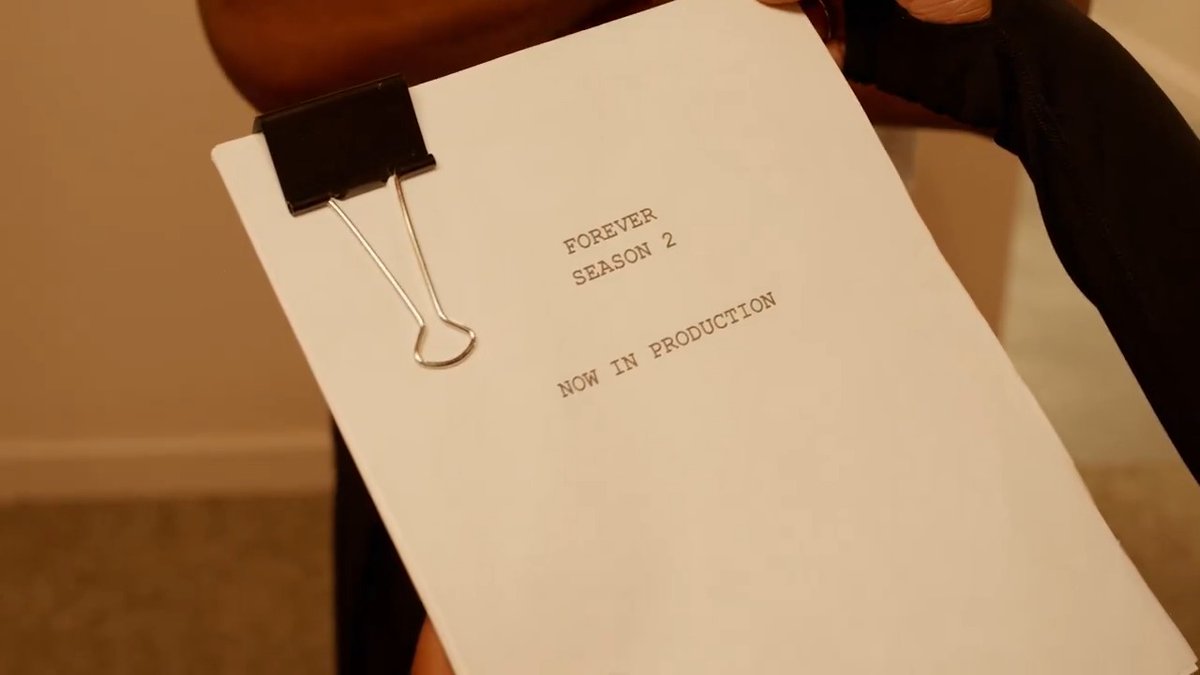 GOOD MORNING ❤️ Lovie Simone and Michael Cooper Jr. are officially back in production for FOREVER SEASON 2!!!