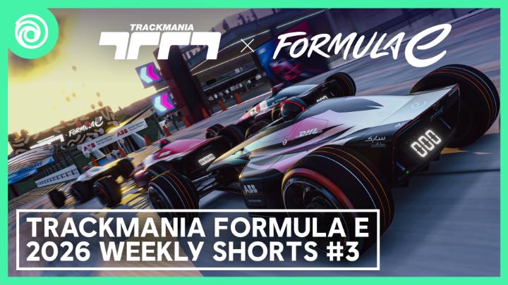 🥳 Formula E Weekly Shorts #3 starts on May 10 at 6PM CEST featuring السعودية ABB Citroën Racing Nissan NISMO DS PENSKE FORMULA E TEAM This final set of maps continues to transform brand identity into playful and inventive Trackmania experiences, combining strong visual themes with unique gameplay twists. Free for all — prizes to win! 🎁 👉