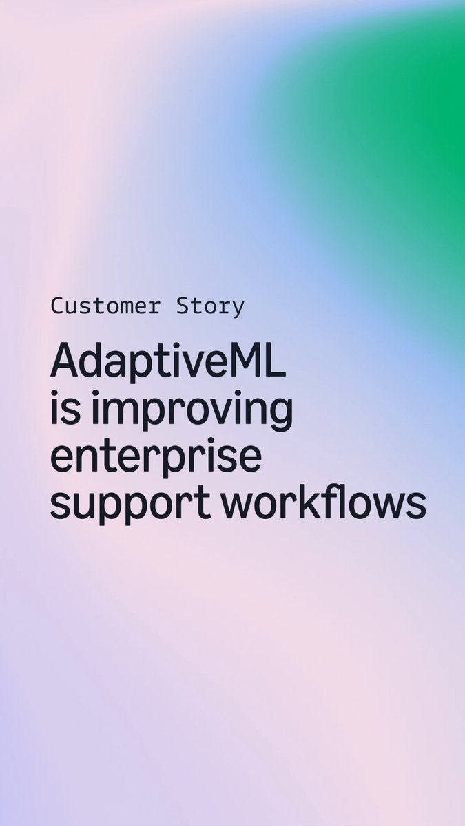 90% reduction in response latency. That's what enterprise AI should look like. Adaptive ML deployed a Llama-powered AI agent on AWS to transform patient service operations for CCS, making chronic care support faster and more reliable than ever.